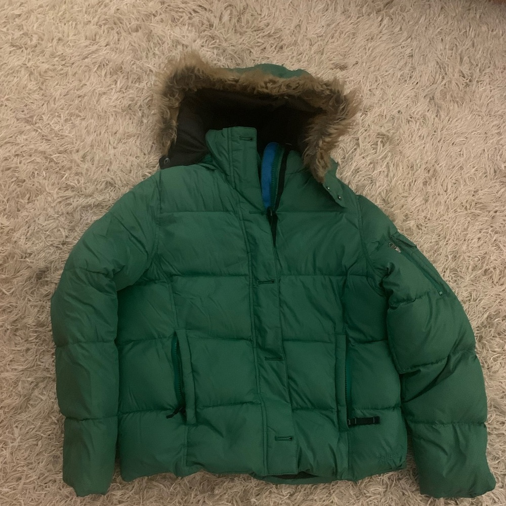 L.L bean womens goose down jacket size large